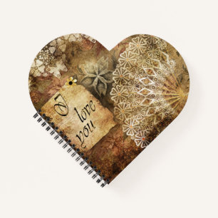 Vintager Hintergrund Notizblock