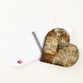 Vintager Hintergrund Notizblock (Innenseite)