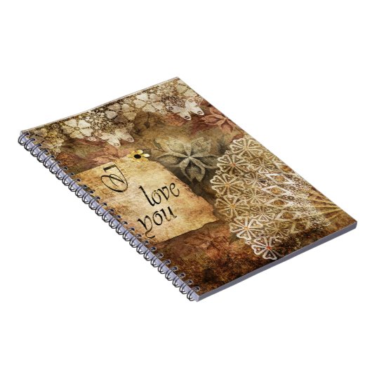 Vintager Hintergrund Notizblock (Rechte Seite)