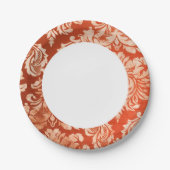 Vintager Hintergrund Pappteller (Vorderseite)