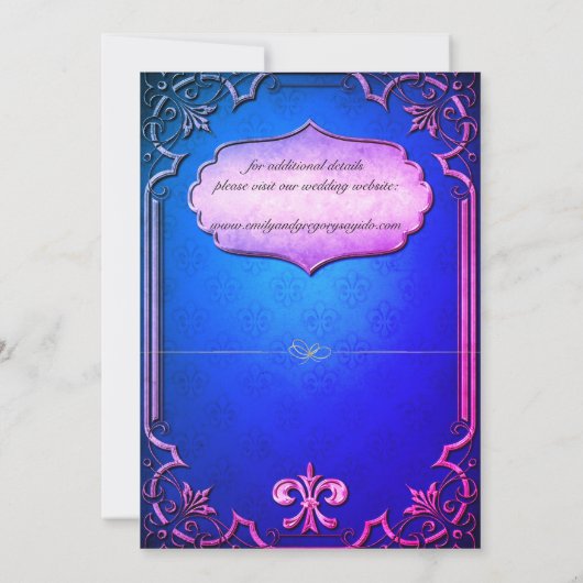 Vintager Hintergrund Save the Date (Rückseite)