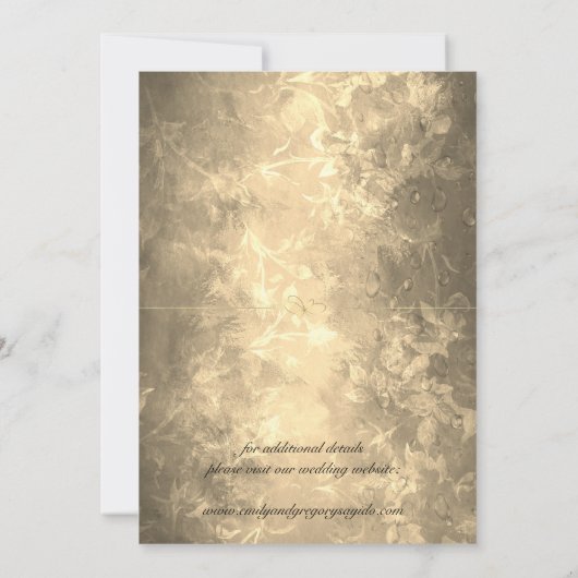 Vintager Hintergrund Save the Date (Rückseite)