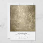 Vintager Hintergrund Save the Date (Rückseite)