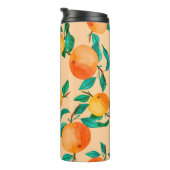 Vintager Hintergrund Thermosbecher (Nach rechts gedreht)