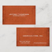 Vintager Hintergrund Visitenkarte (Vorne/Hinten)