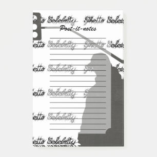 Vintager Hip Hop Getto Celebrity Street Urban Post-it Klebezettel