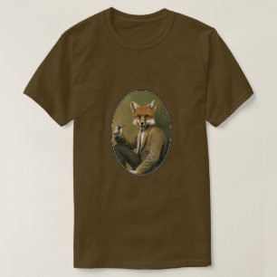 Vintager Hipster Fox T - Shirt