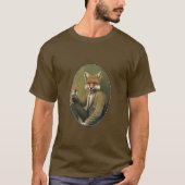 Vintager Hipster Fox T - Shirt (Vorderseite)