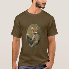 Vintager Hipster Fox T - Shirt