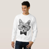 Vintager Hipster Sweatshirt (Vorne ganz)