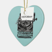 Vintager Historiker-Retro Keramikornament (Links)