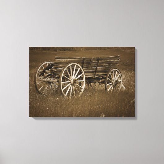 Vintager historischer Wagen #1 Leinwand Mauer Art (Vorderseite)