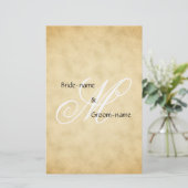Vintager Hochzeitstil (Stehend Vorderseite)