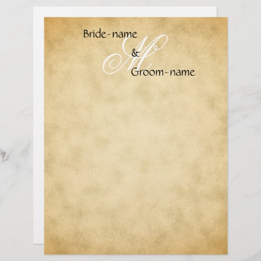 Vintager Hochzeitstil (Vorne/Hinten)