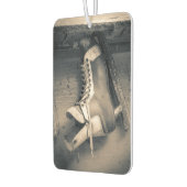 Vintager Hockey-Skate Autolufterfrischer (Links)
