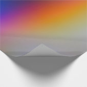 Vintager Holografischer Holo-Regenbogen-Farbfilm Geschenkpapier (Ecke)