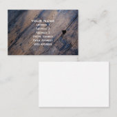 Vintager Holzboden Visitenkarte (Vorne/Hinten)