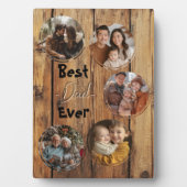 Vintager Holzhintergrund für Papa Fotoplatte (Vorderseite)