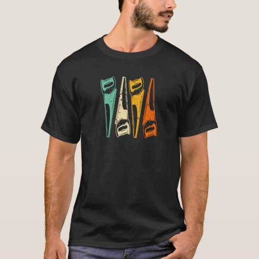Vintager Holzschnitt T-Shirt (Vorderseite)
