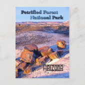 Vintager Holzstil Postkarte (Vorderseite)