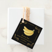 Vintager Homemade Banana Jam Square Hang Tag Geschenkanhänger (Beispiel)