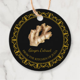 Vintager Homemade Ginger Extract Hang Tag Geschenkanhänger