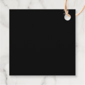 Vintager Homemade Plam Jam Square Hang Tag Geschenkanhänger (Rückseite)