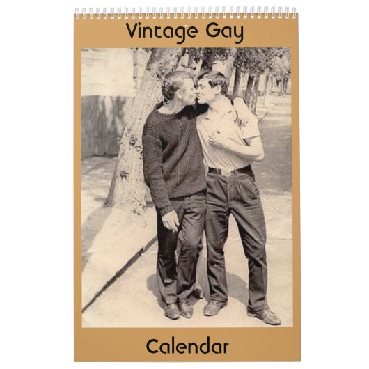 Vintager Homosexuell-Kalender Kalender (Titelbild)