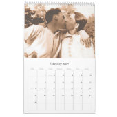 Vintager Homosexuell-Kalender Kalender (Feb 2027)