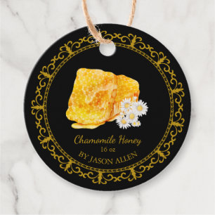 Vintager Honeycomb Chamomile-Honey-Hang-Tag Geschenkanhänger