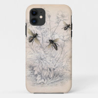 Vintager Honig-Bienen-Kunst-Druck
