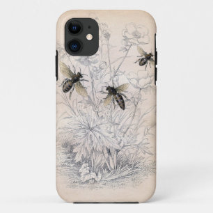Vintager Honig-Bienen-Kunst-Druck Case-Mate iPhone Hülle