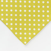 Vintager Honigbiene-Punkt Fleecedecke (Ecke)