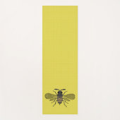 Vintager Honigbiene-Punkt Yogamatte (Vorderseite)