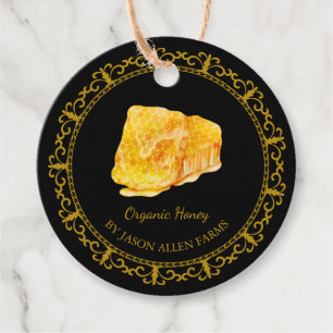 Vintager Honigwabe Bio Honey Hang Tag Geschenkanhänger