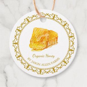 Vintager Honigwabe Bio Honey Hang Tag Geschenkanhänger