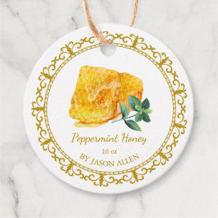 Vintager Honigwabe Peppermint Honey Hang Tag Geschenkanhänger