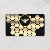 Vintager Honigwabenbiene BeeKeeper Honey Apairist Visitenkarte (Vorderseite)