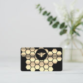 Vintager Honigwabenbiene BeeKeeper Honey Apairist Visitenkarte (Stehend Vorderseite)