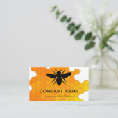 Vintager Honigwabenbiene BeeKeeper Honey Apairist Visitenkarte (Stehend Vorderseite)