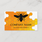Vintager Honigwabenbiene BeeKeeper Honey Apairist Visitenkarte (Vorderseite)