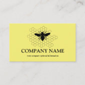 Vintager Honigwabenbiene BeeKeeper Honey Apairist Visitenkarte (Vorderseite)