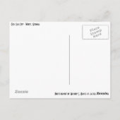 Vintager Hood Postkarte (Rückseite)