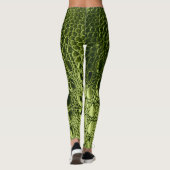 VINTAGER "HORNBACK" ALLIGATOR AVACADO LEGGINGS (Rückseite)