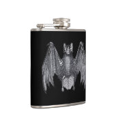 Vintager Horror aus rostfreiem Stahl Flachmann (Rechts)