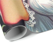 Vintager Horror Bride Geschenkpapier (Rolleneckpunkt)
