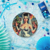 Vintager Horror Bride Pappteller (Party)