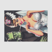 Vintager Horror Bride Seidenpapier (Vorderseite)