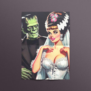 Vintager Horror Bride Seidenpapier