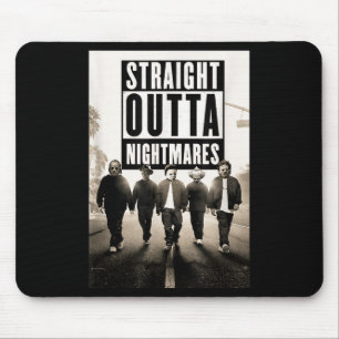 Vintager Horror Halloween Beängstigend Straight Ou Mousepad